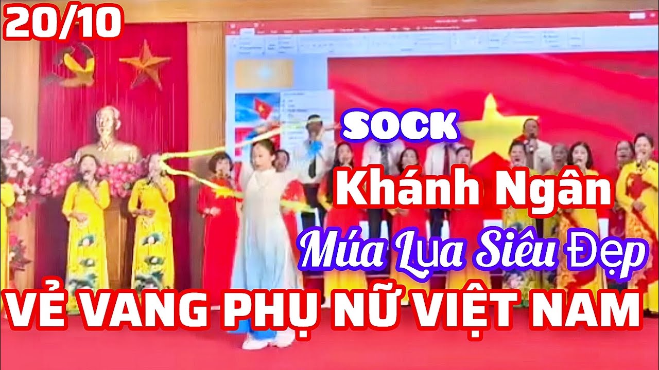 Kh&aacute;nh Ng&acirc;n M&Uacute;A LỤA VẺ VANG PHỤ NỮ VIỆT NAM Ch&agrave;o Mừng Ng&agrave;y PNVN 20/10 #khanhngannghesimua