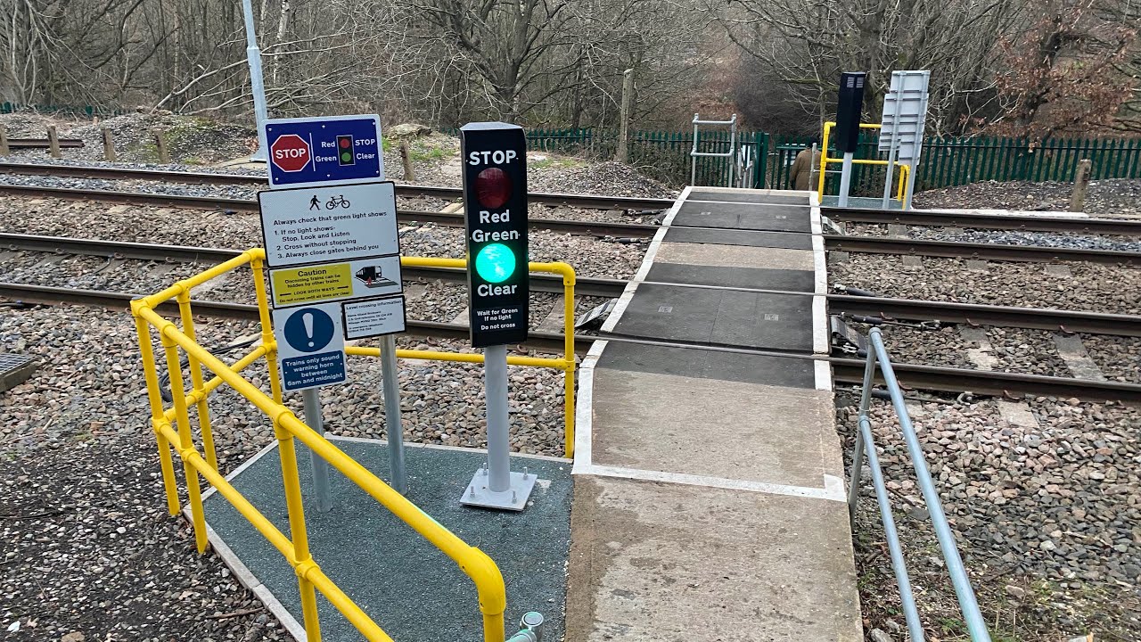 **Brand new upgrade** Elland Brickyard (MWL) Footpath Level Crossing (West Yorkshire) 28/12/2025 