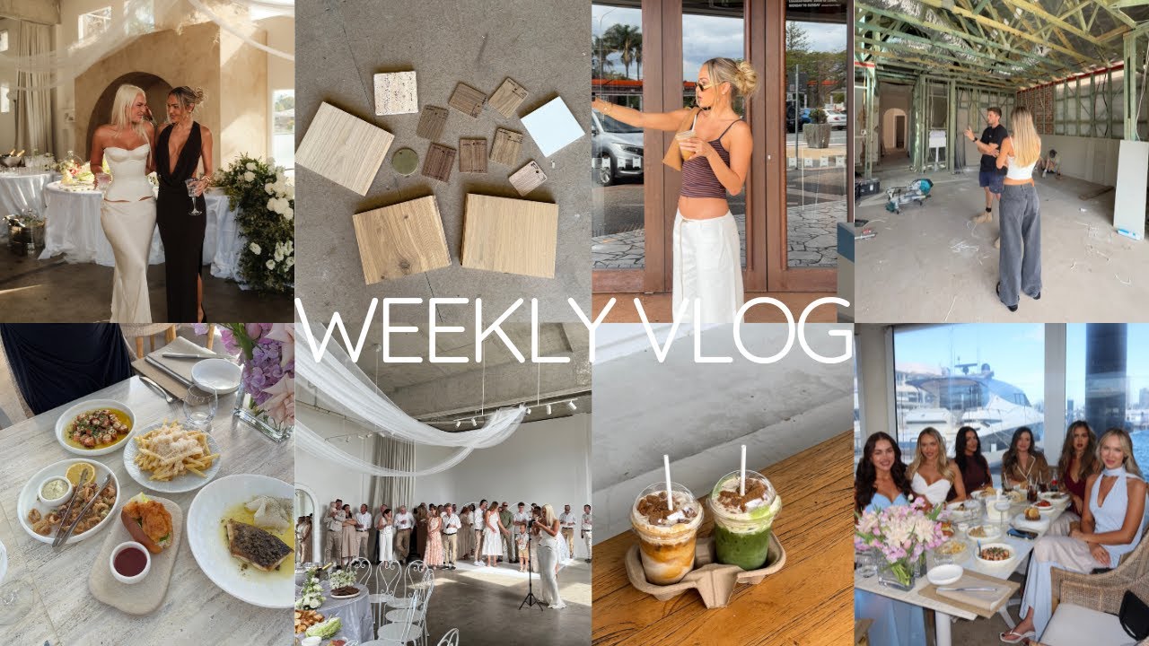 VLOG | engagement lunch, checking on the renovation, paint decisions, banana bread matcha, mums 60th