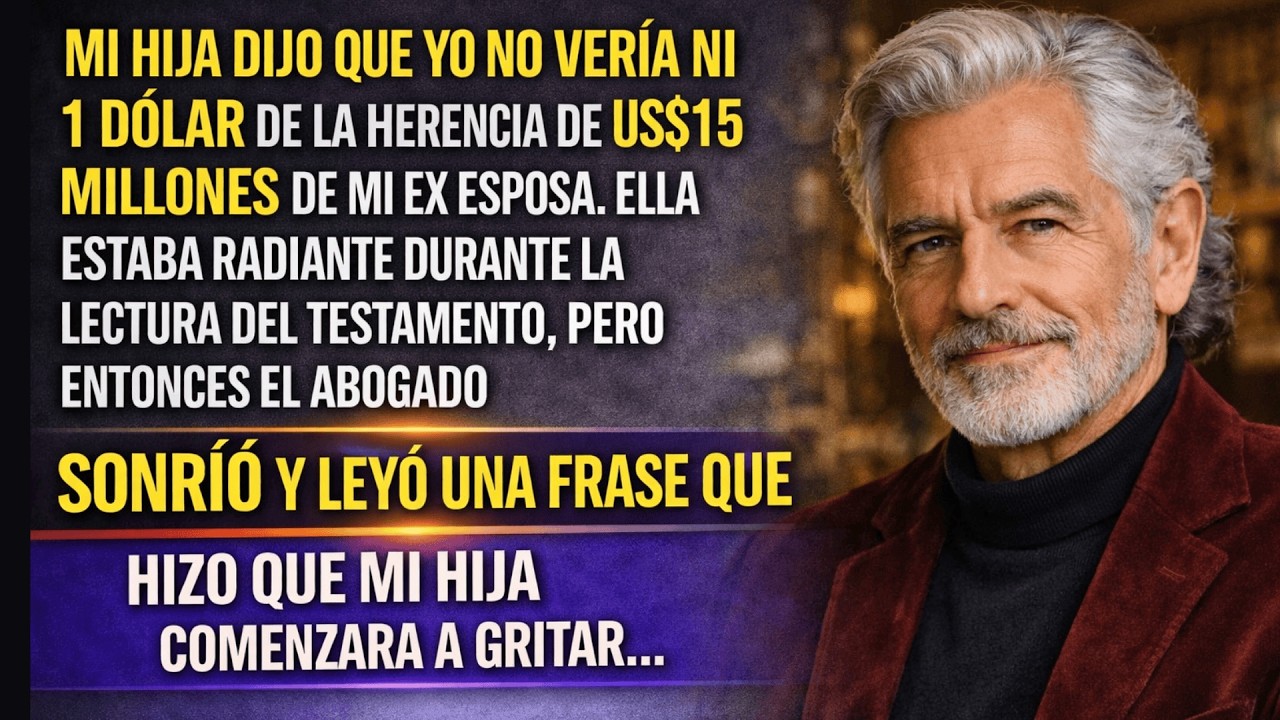 Mi Hija Dijo Que Yo No Vería Ni 1 Dólar De La Herencia De $15 Millones De Mi Ex Esposa, Pero El...
