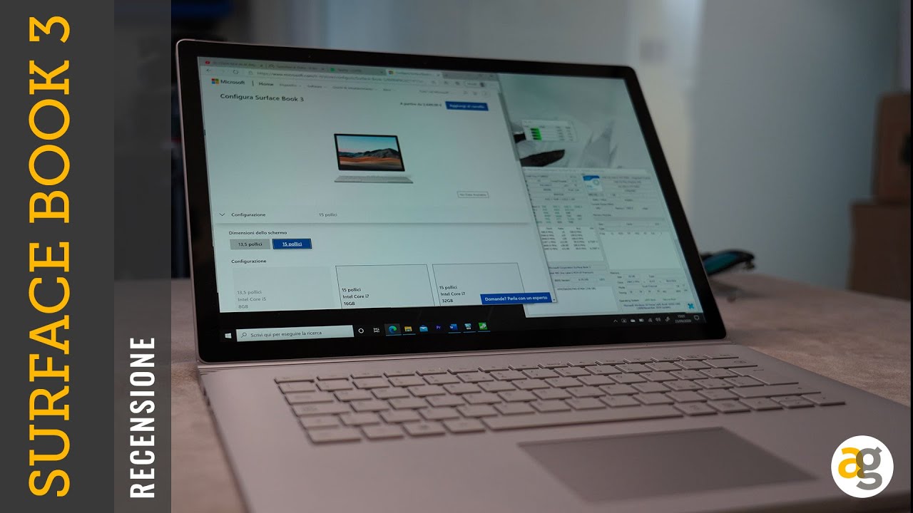 Recensione SURFACE BOOK 3 OTTIMIZZATISSIMO ma CARISSIMO