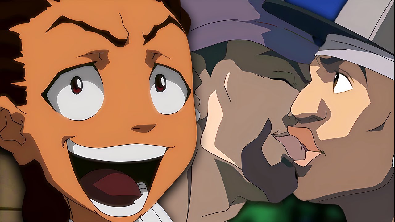 we watched the MOST GAY Boondocks episodes...