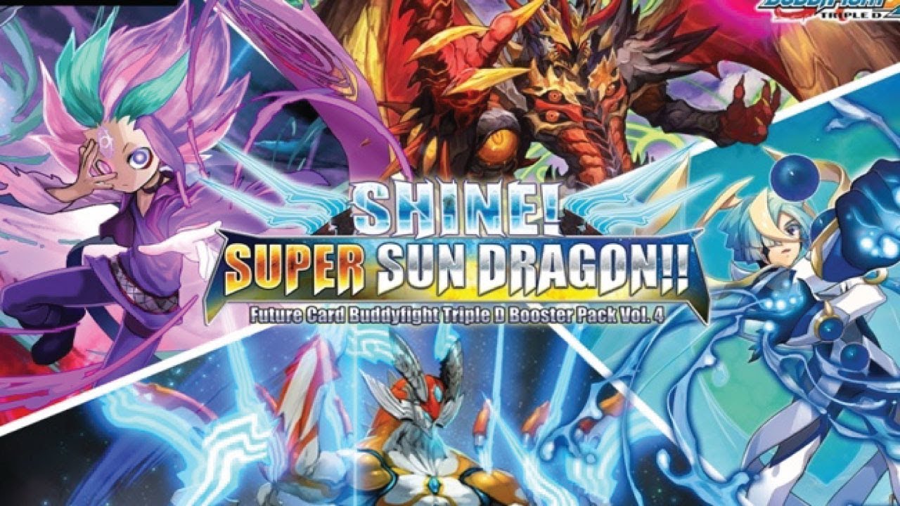 Buddyfight Triple D Set OPENING! SHINE! Super Sun Dragon! Part 1