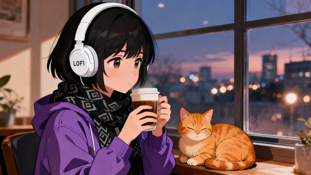 Cozy Night Lofi 🌙 Chill Study Beats for Late Night Focus