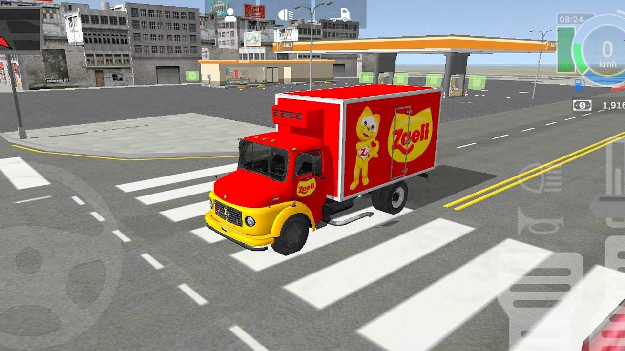 Burger Delivery With Small Mercedes Benz 1114 Truck | Grand Truck Simulator 2 Android Gameplay HD
