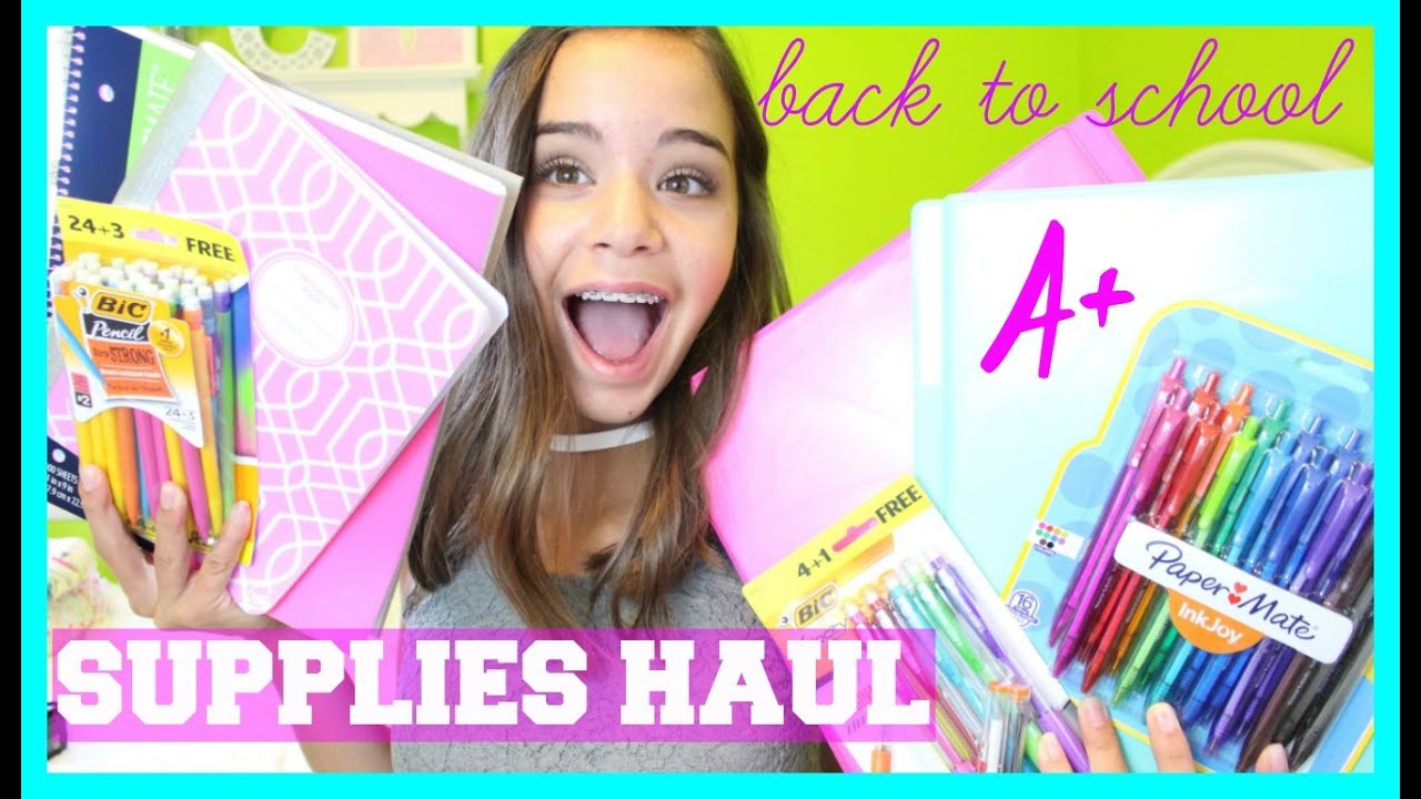 Back To School Supplies Haul 2016!