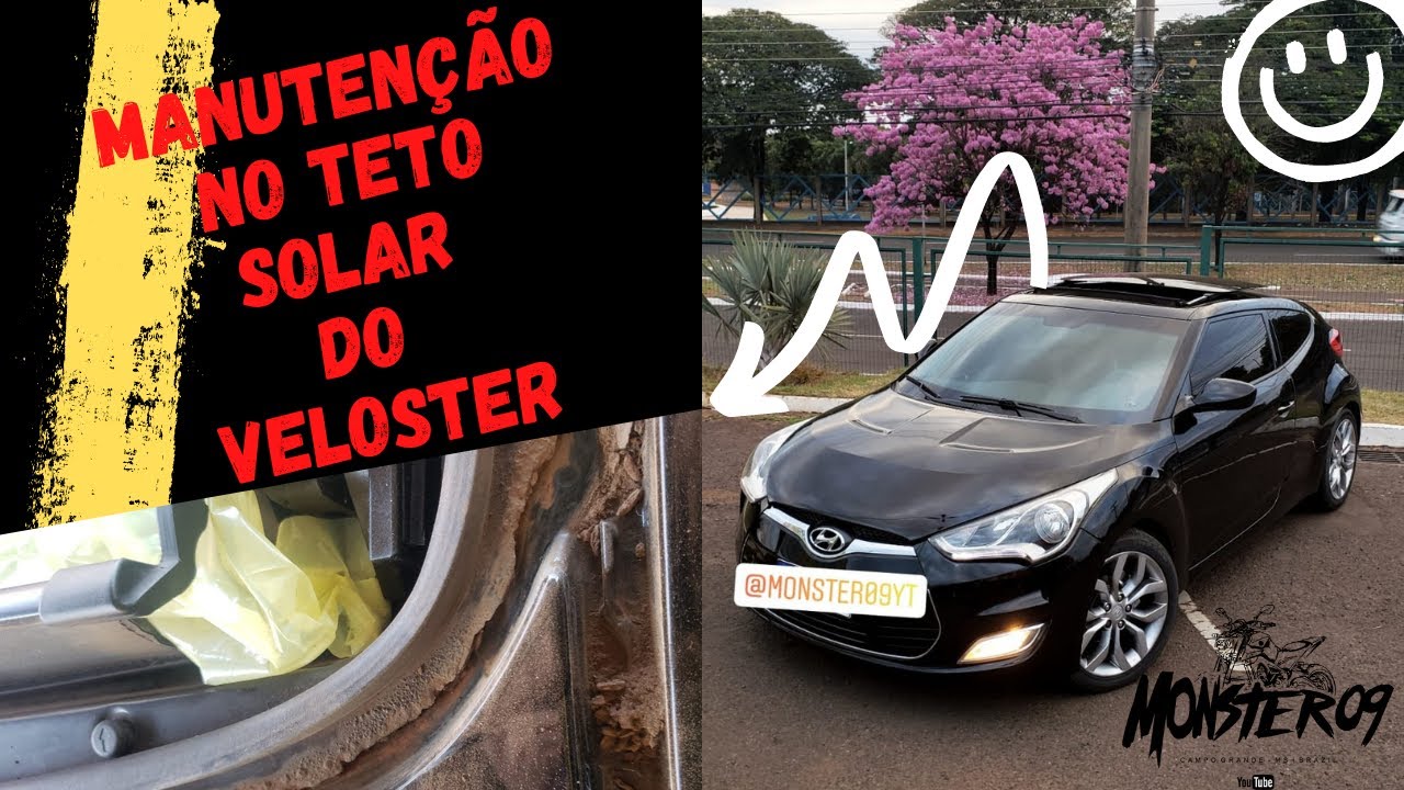 MANUTENÇÃO  no teto  solar do VELOSTER | Ficou sensacional o resultado!