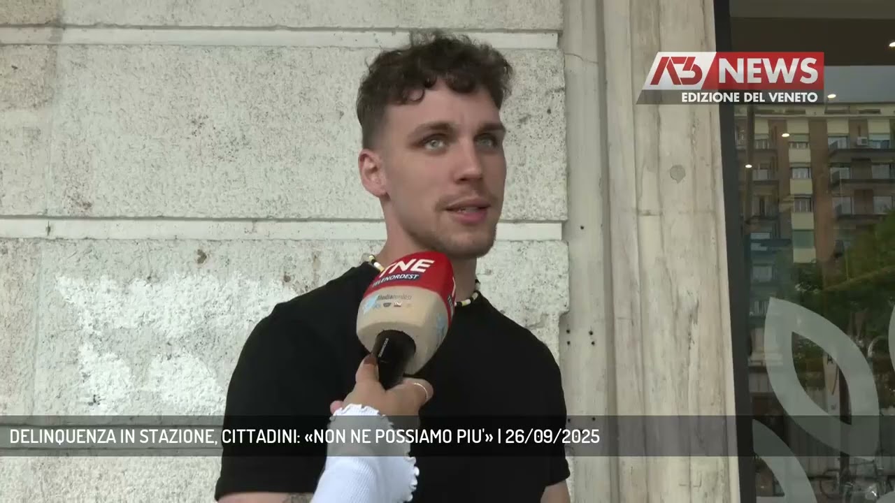DELINQUENZA IN STAZIONE, CITTADINI: &laquo;NON NE POSSIAMO PIU'&raquo; | 26/09/2025