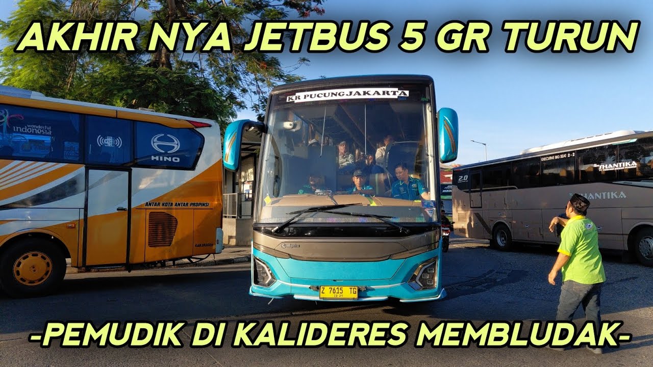 Jetbus 5 GR sudah di kerahkan, pemudik di terminal kalideres mulai membludak