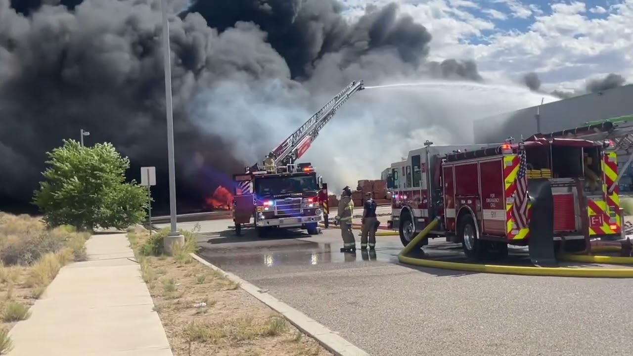 Greater Alarm Fire Response at Plastics Facility