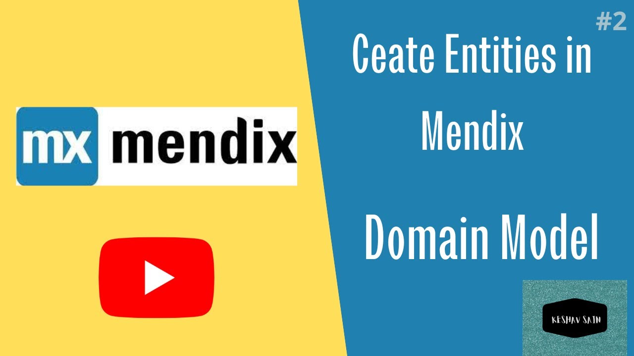 #2 Mendix | How to Create Entities | Domain Model in #mendix
