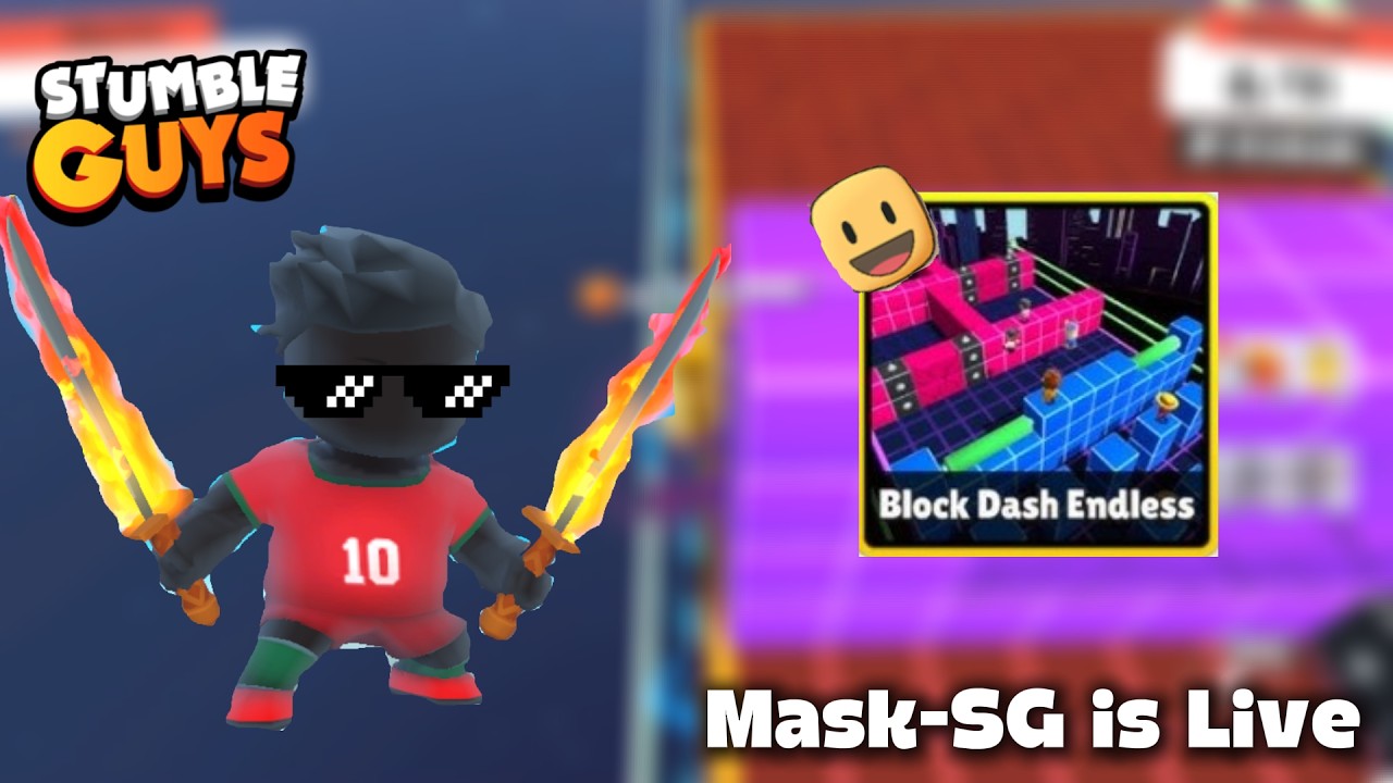 Stumble Guys Live | Asia Server 🌏 | Block Dash Endless🔥👀