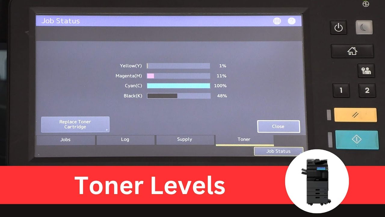 Copier Toner Levels
