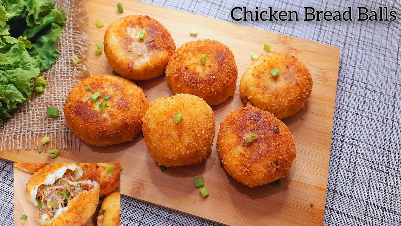 Chicken Bread Balls | Chicken Vegetable Cheese Bread Balls | mom in kitchen