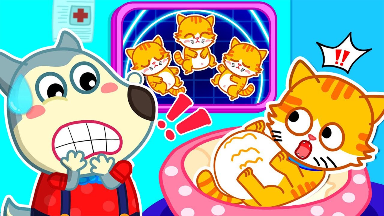 What's Wrong with Pet's Belly 🙀 Pet Care Song 🎶 Wolfoo Nursery Rhymes & Kids Songs