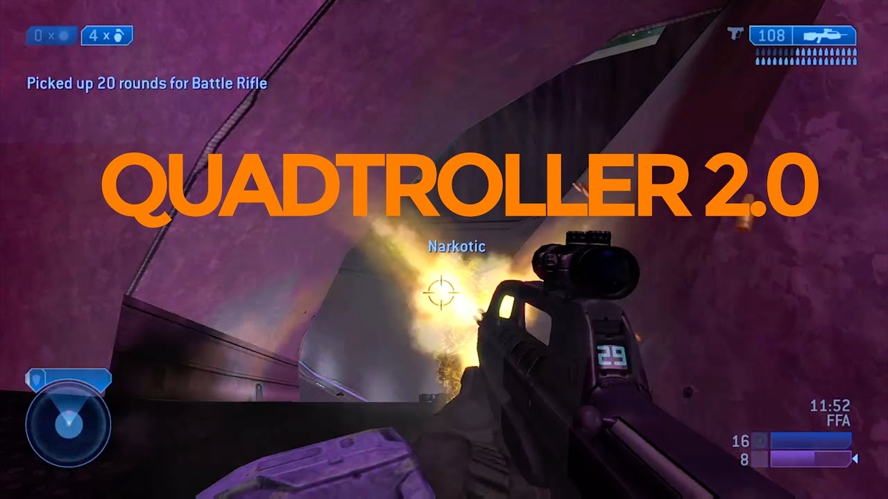 Quadtroller 2.0 - A Halo 2 Quadshot Montage by AzaTuR