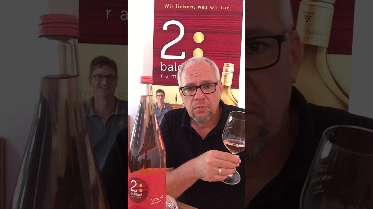 Rotling halbtrocken in der Literflasche