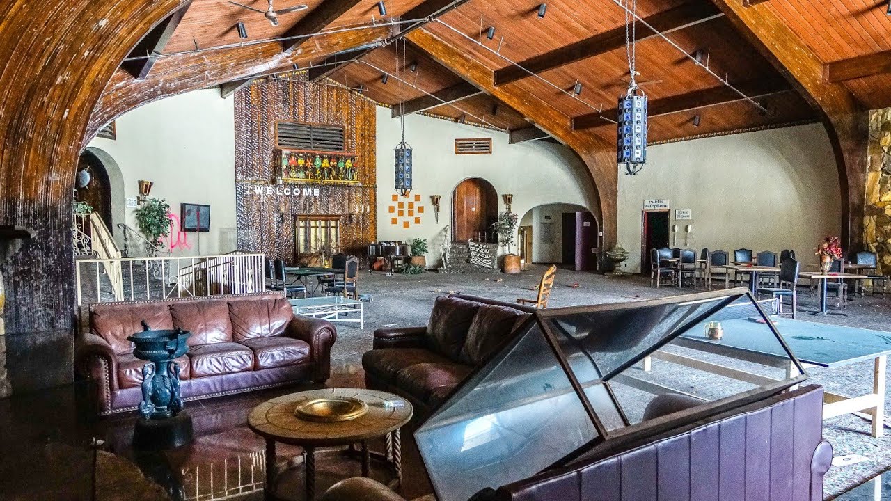 Abandoned Grand Castle Hotel - Closed overnight (everything left)