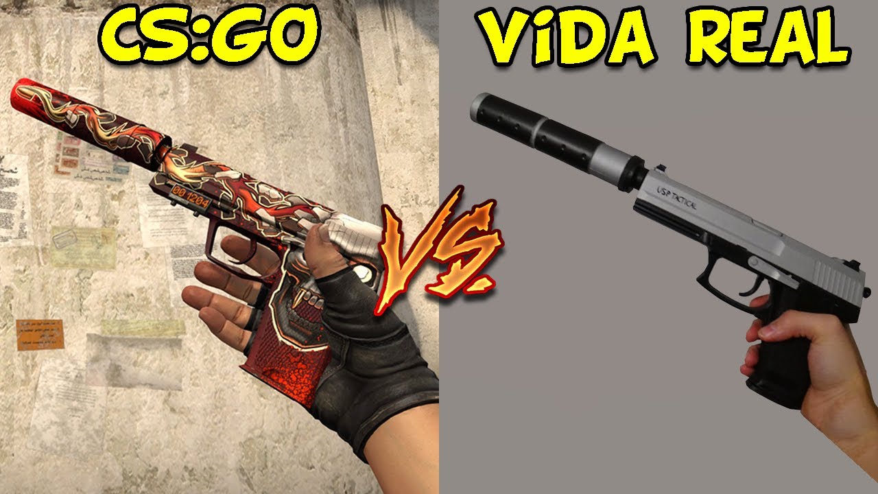 PISTOLAS CS:GO VS. VIDA REAL