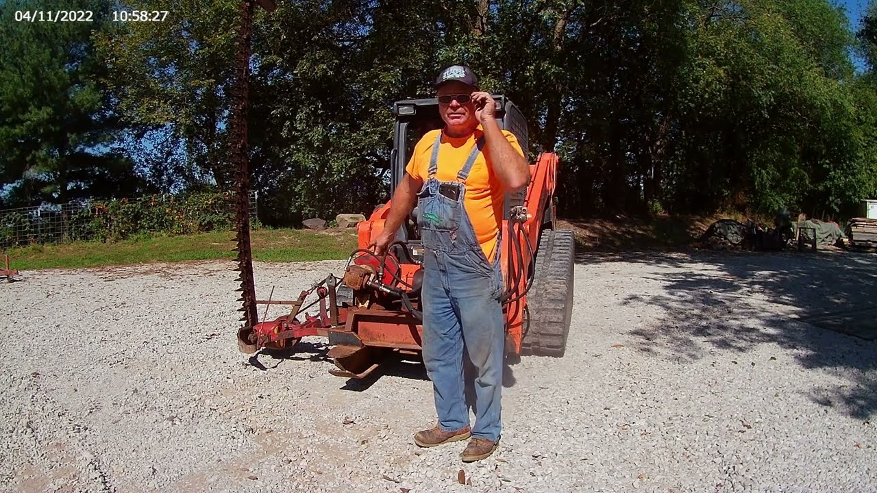 homemade  skid loader attachment.