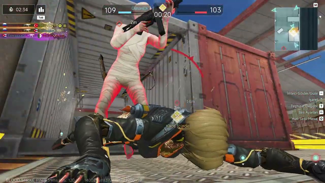 BLOOD STRIKE  BOMBAYA OTURDU