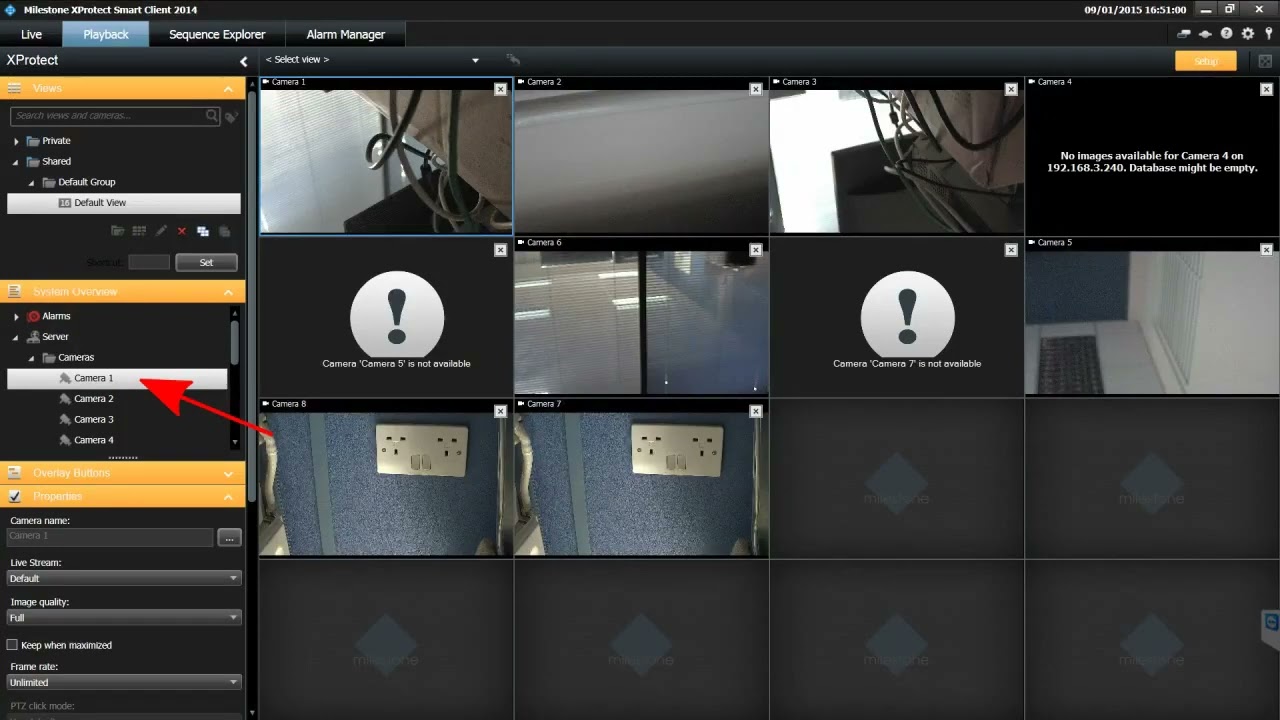 CCTV Milestone Xprotect Smart Client