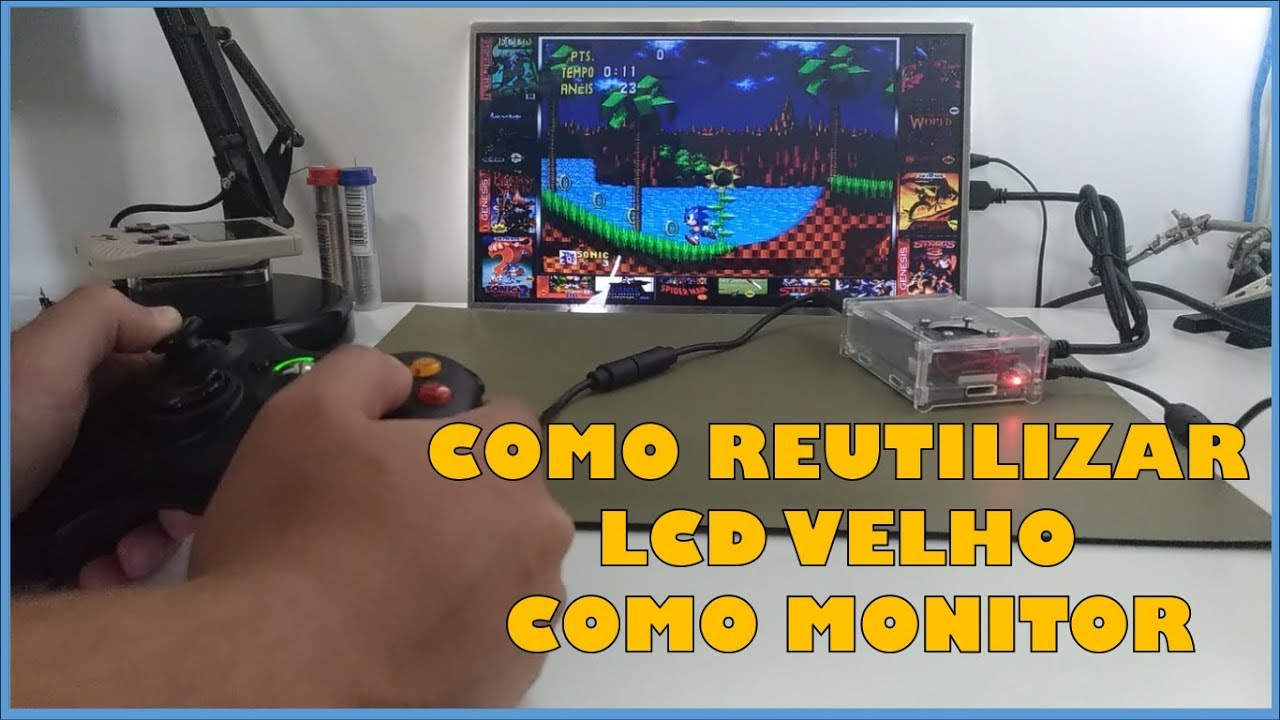 COMO REUTILIZAR LCD VELHO COMO MONITOR