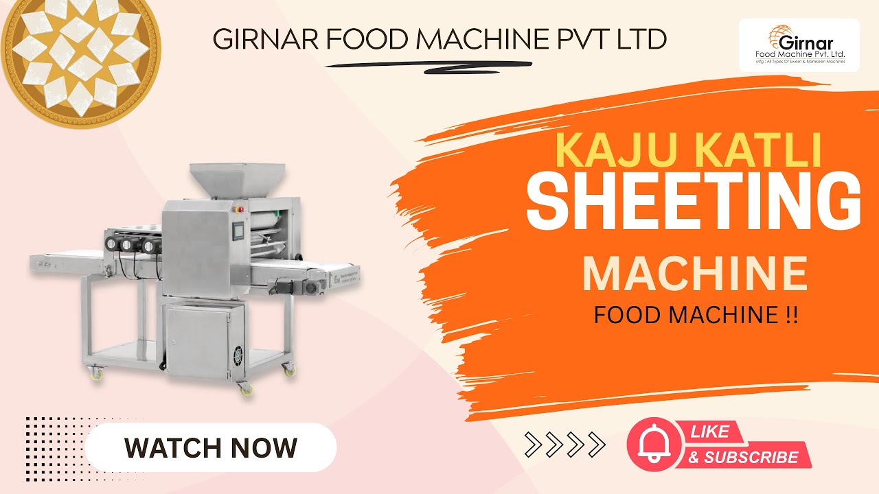 Automatic Kaju Katli Making Machine | All Types of Barfi Making Machine | +91 90 91 365 365