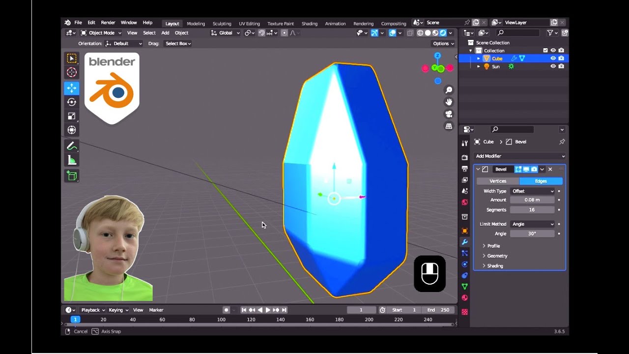 Blender Diamond Mesh Beginner Tutorial