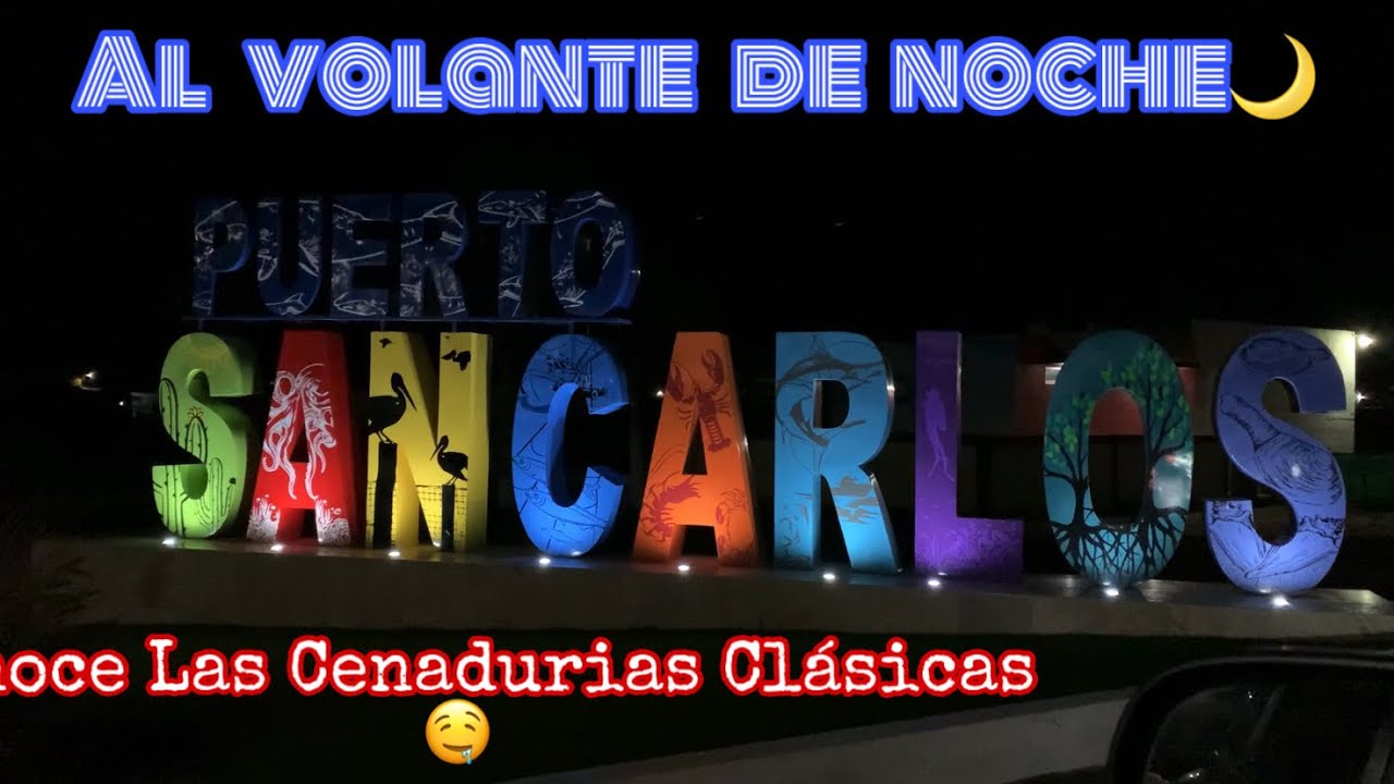 CHOMBO AL VOLANTE🚘 RECORRIENDO SAN CARLOS DE NOCHE🌙 (EL CHOMBO MX)🎬