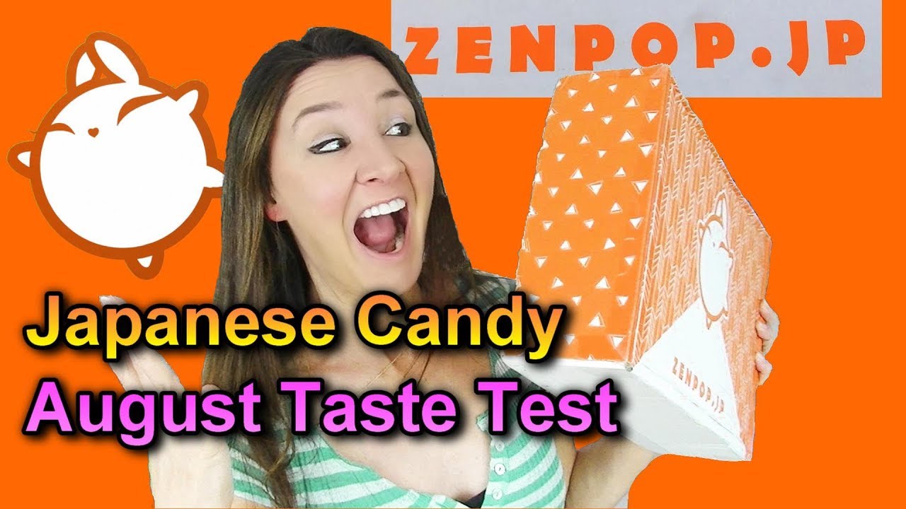 ZenPop Japanese Candy Subscription Box August unboxing