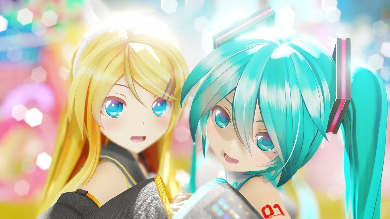 【MMD】サマーアイドル /Summer Idol【Muuubu初音ミク/式鏡音リン】