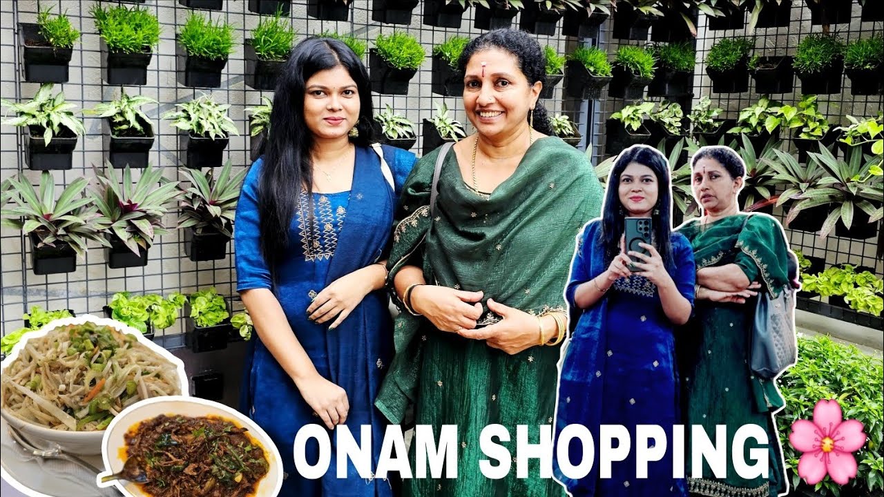 ONAM SHOPPING 🛍️ WITH FAMILY | SREELAKSHMI AKHIL|