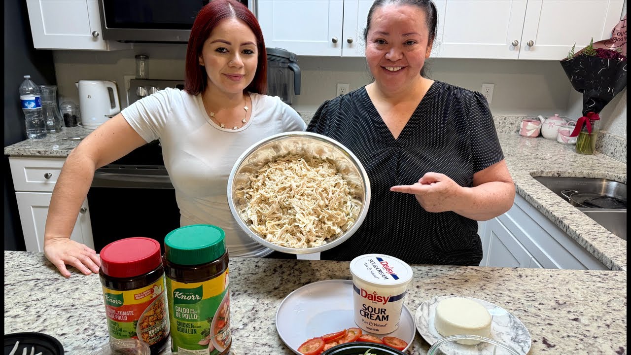 Tostadas de Tinga con Daniela Escalera 🔴😋