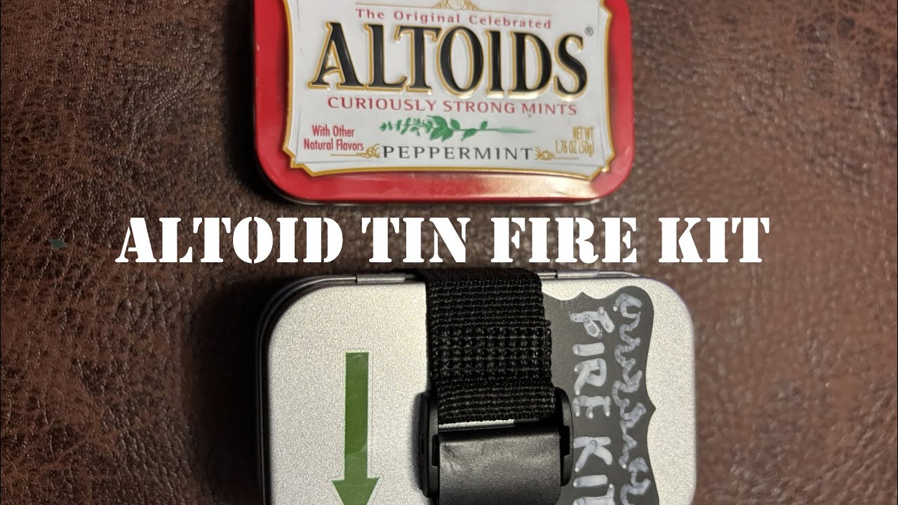 Altoids Tin survival kit -  Fire Kit #firestarter #firekit