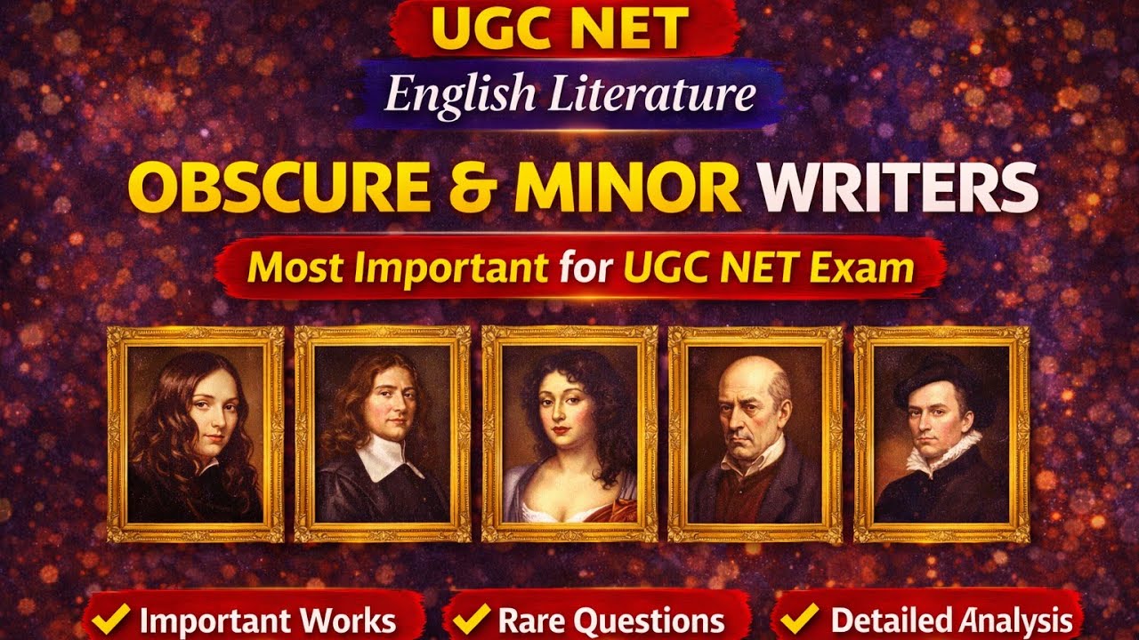 Вопросы по малоизвестным и второстепенным авторам для экзамена UGC NET | Наиболее ожидаемые вопро...