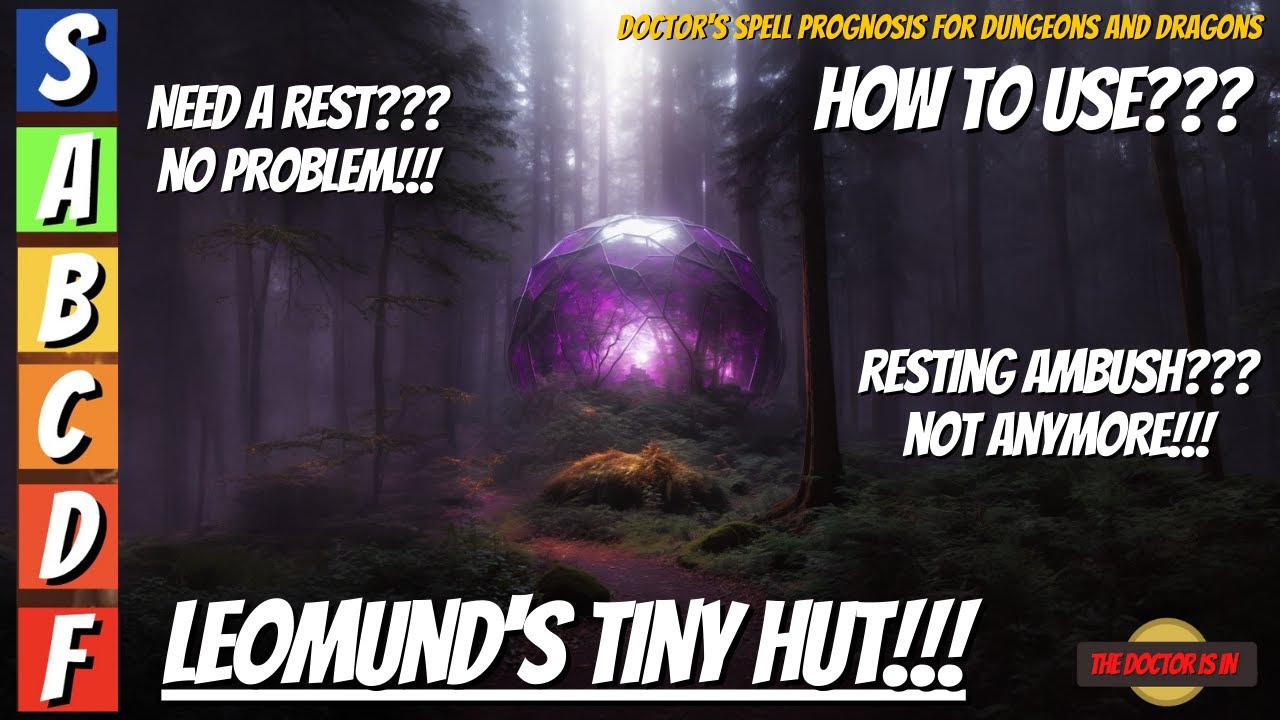 LEOMUND'S TINY HUT Need To Rest In A Safe Place? No Problem in Dungeons and Dragons