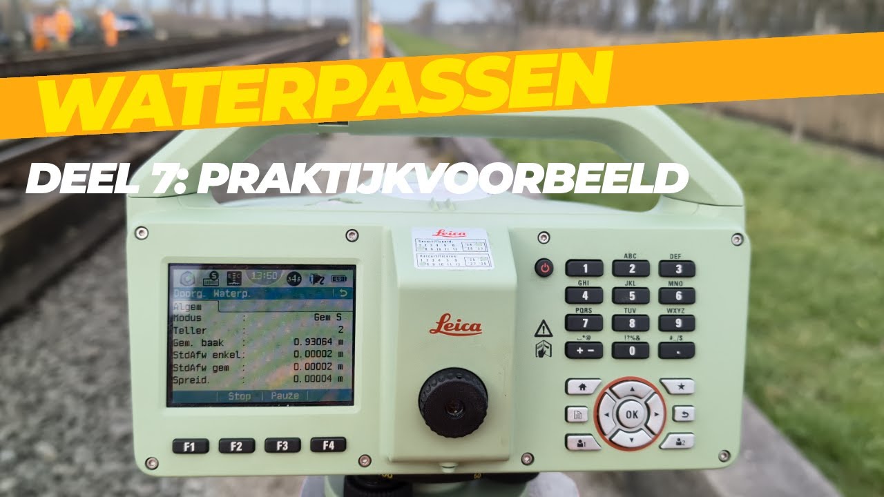 Waterpassen deel 7 Praktijkvoorbeeld waterpassen met zijslagen
