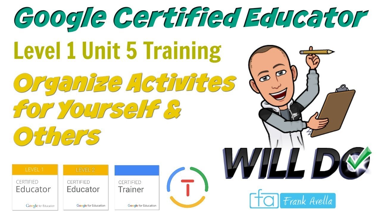 Google Certified Educator Level 1: Unit 5