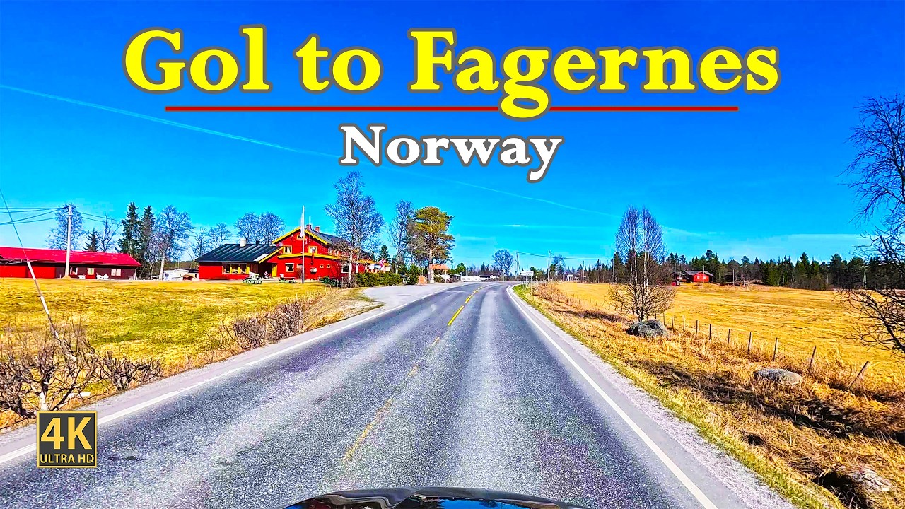 Gol To Fagernes In Norway 🇳🇴 | Scenic Road Trip In Stunning 4k