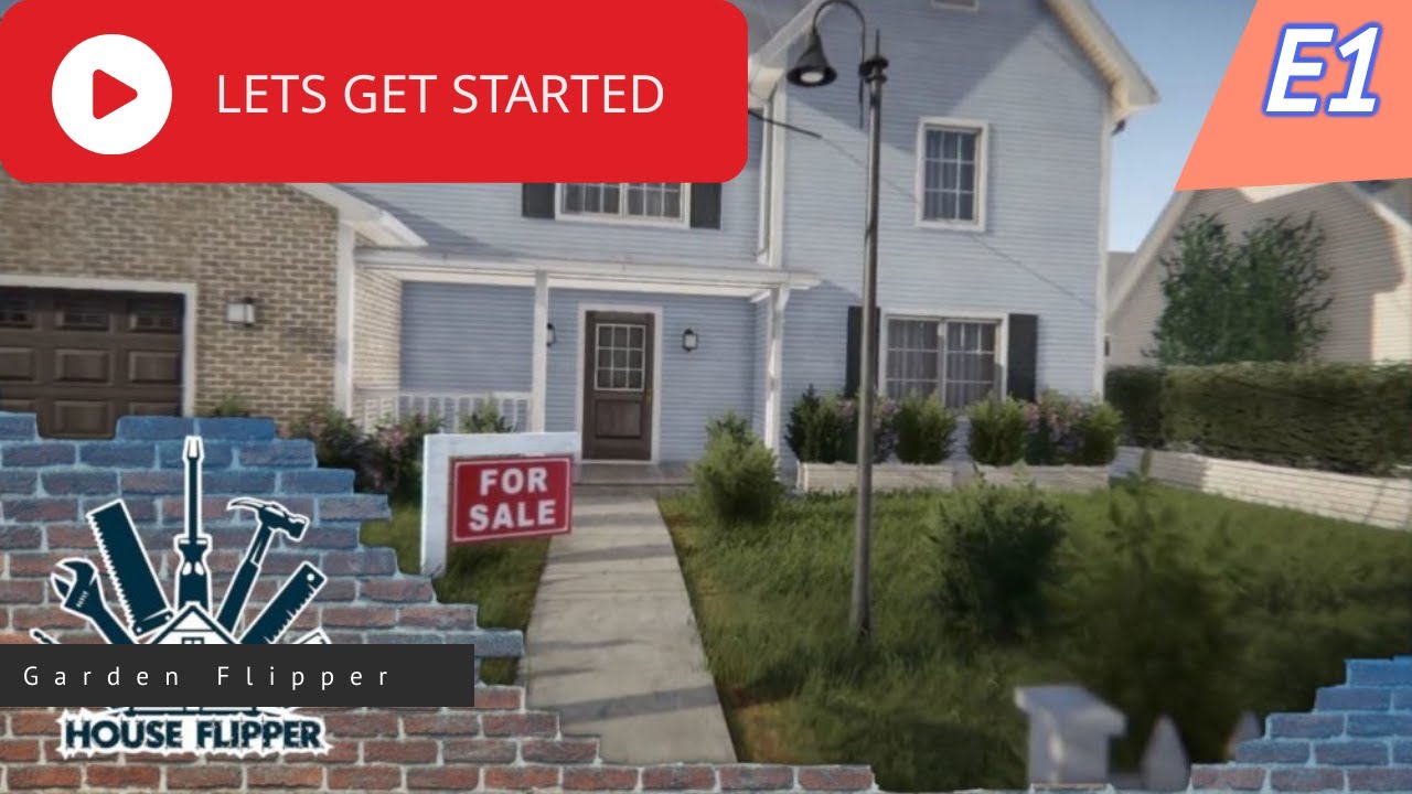 House Flipper Gameplay 2021 - Garden Flipper No Commentary