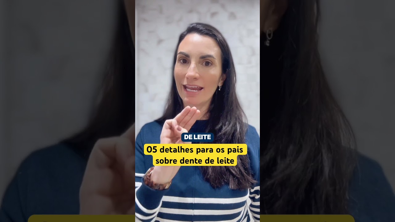 05 informa&ccedil;&otilde;es importantes sobre dentes de leite ❗️💡