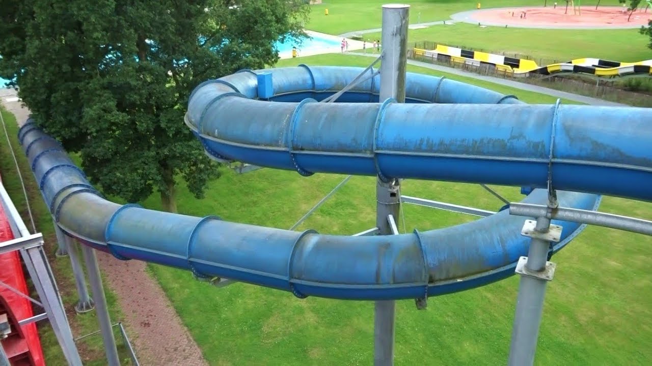 104 Meter Lange Glijbaan! ANACONDA in Splesj, Hoeven [Onslide POV]