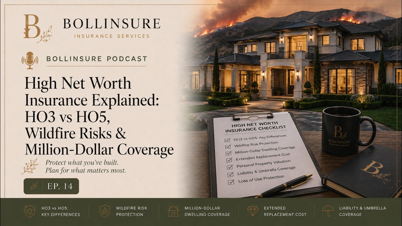 High Net Worth Insurance Explained. HO5, RC, & Deductibles.
