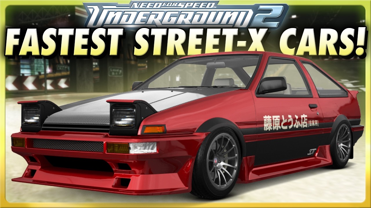 Рейтинг всех автомобилей в Street-X ★ NFS Underground 2