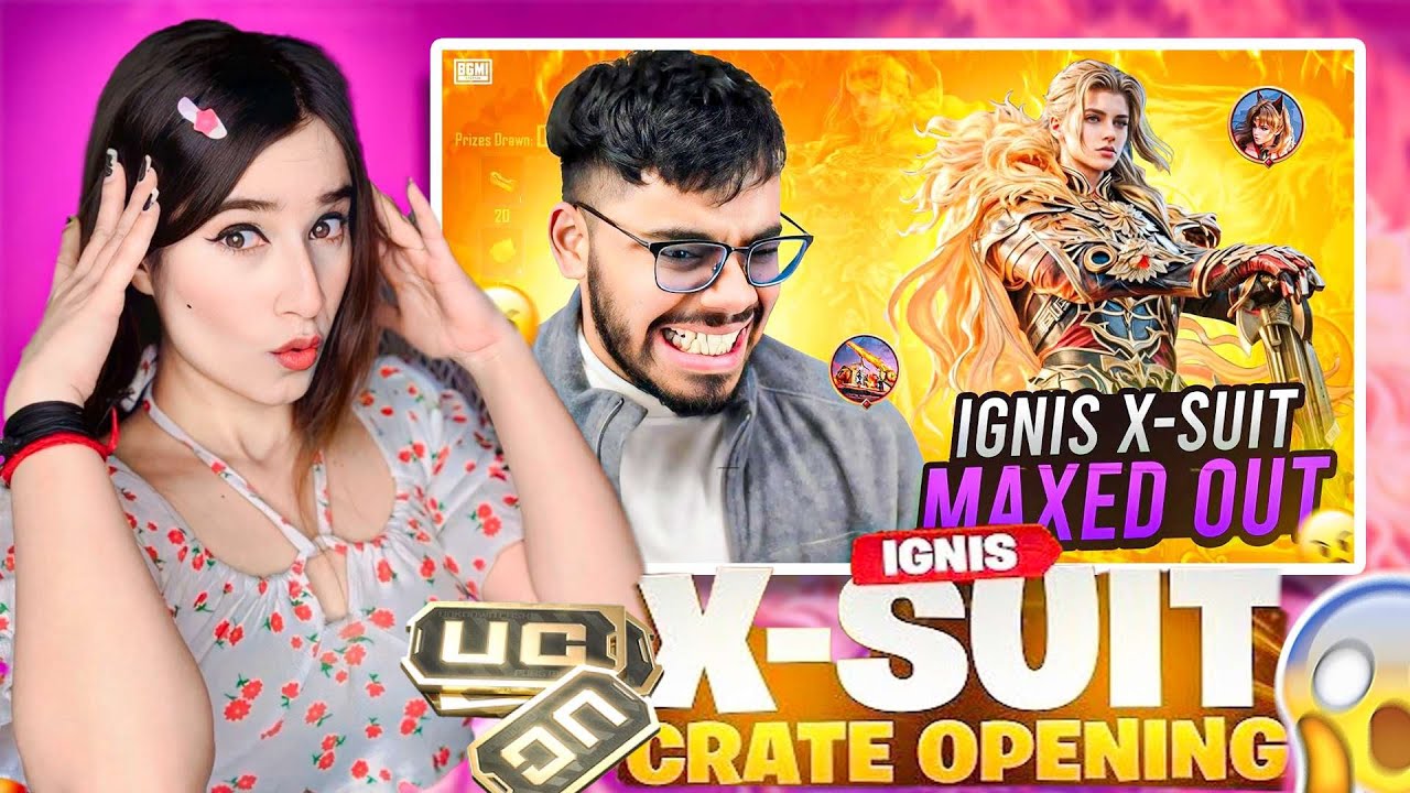Ignis X-SUIT Crate Opening Reaction of @casetooop 🔥| Bgmi | Pubg Mobile
