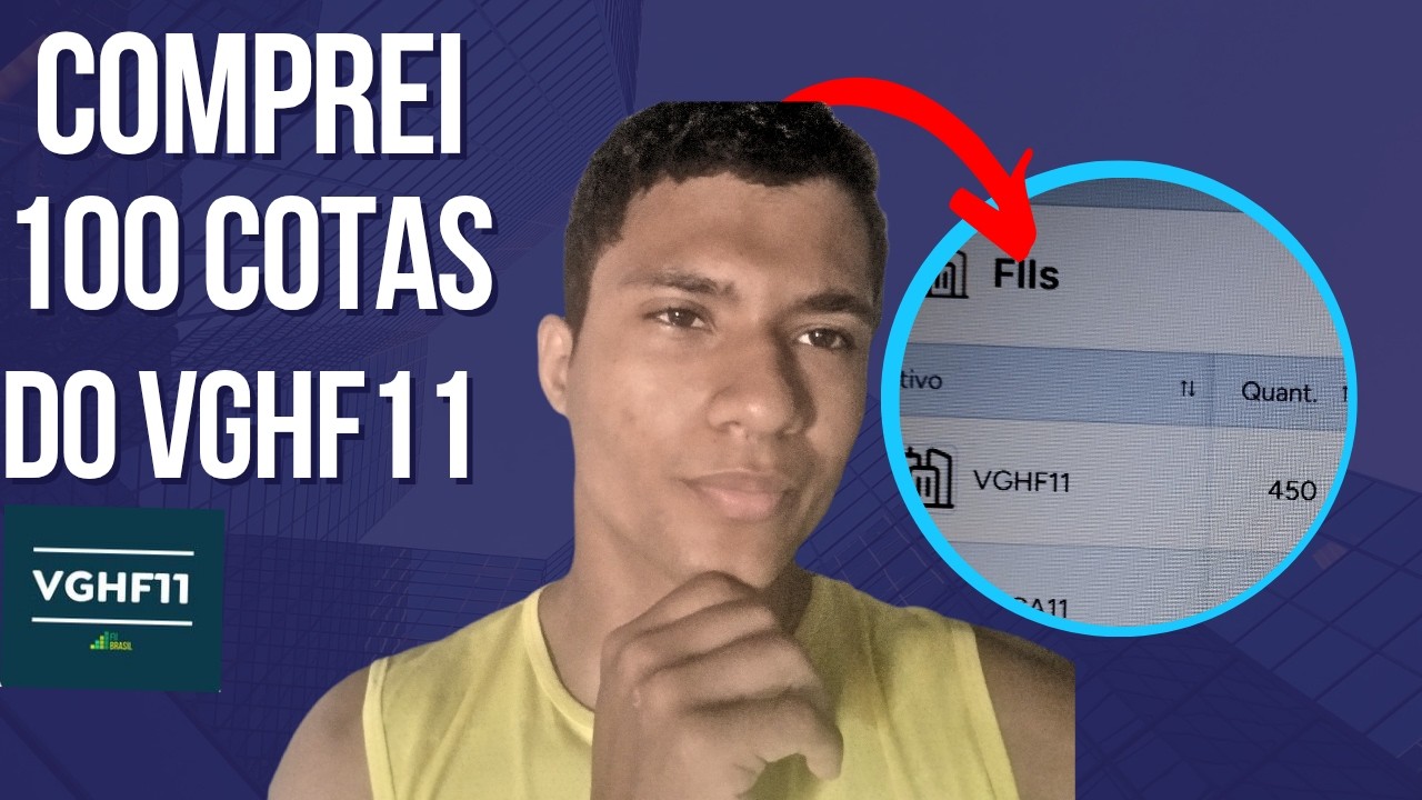 COMPREI 100 COTAS de VGHF11 | AUMENTANDO MINHA RENDA PASSIVA! 💰📈