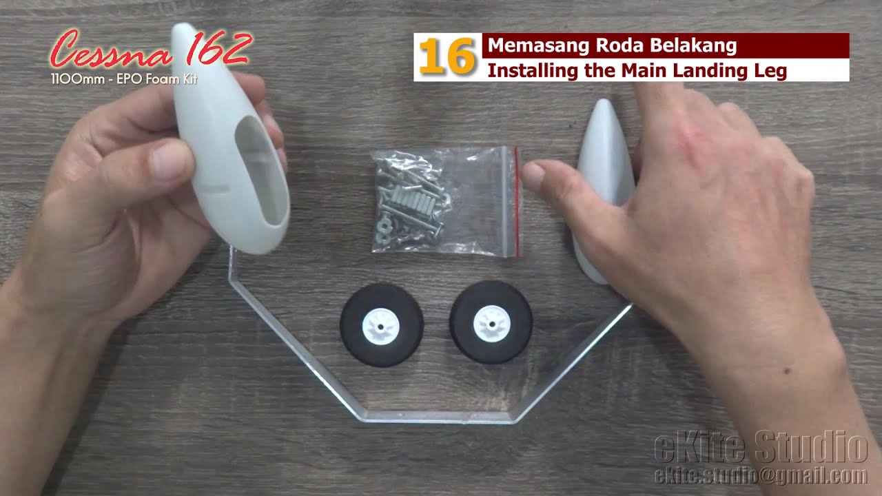 RC Plane - Cessna 162 EPO 1100mm Kit BUILD #2 (Subtitle Indonesia)