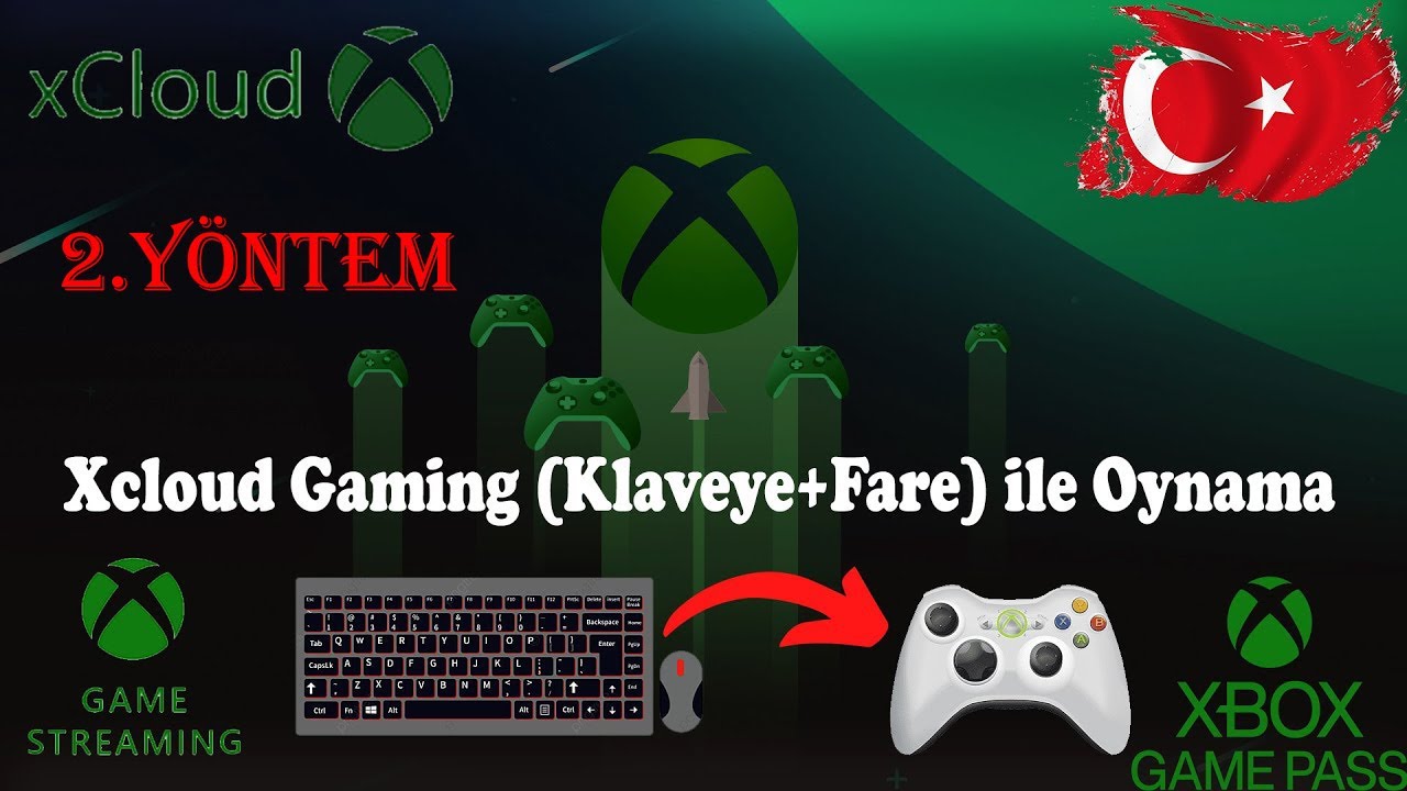 Xcloud Gaming (Klaveye+Fare) ile Oynama 2. Y&Ouml;NTEM