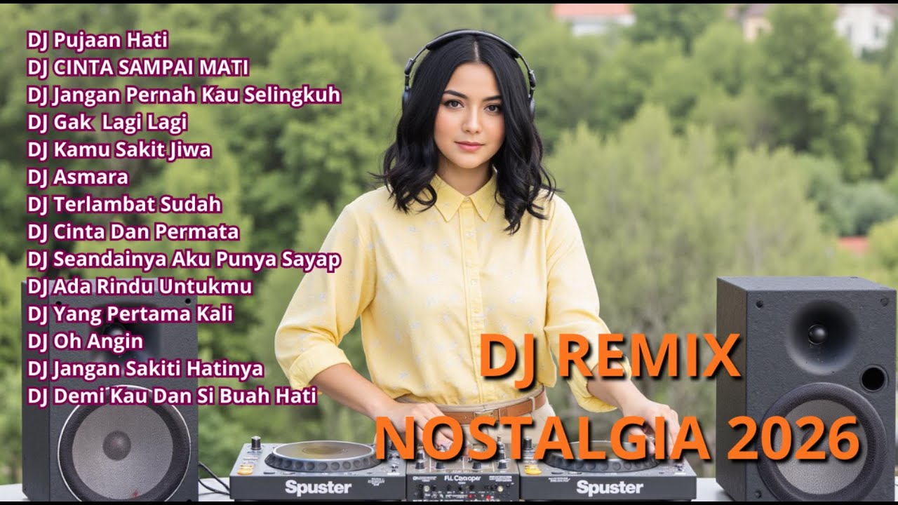 DJ  REMIX LAGU NOSTALGIA   🎧FULL BASS 🎧DJ PUJAAN HATI